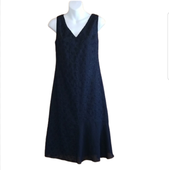 Vintage Lucille Chang Embroidered Midi Dress Size Medium - Picture 12 of 12